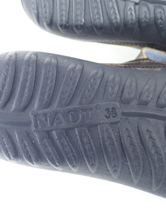 Naot Womens Sz 7/7.5 EU 38 Brown Gold Leather Kirei Mary Jane Shoes - Picture 11 of 12